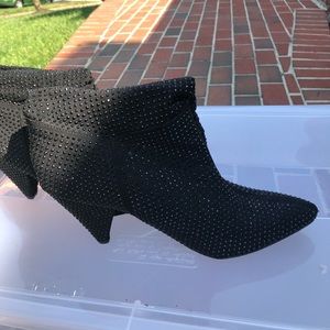Black studded boots